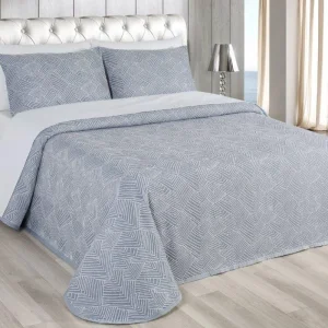 Colcha de verano gris
