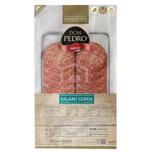 Salami Genoa Rebanado Don Pedro Grado Extra Premium, 4 oz