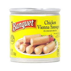 Salchichas Vienna Banquet de Pollo, 130 g